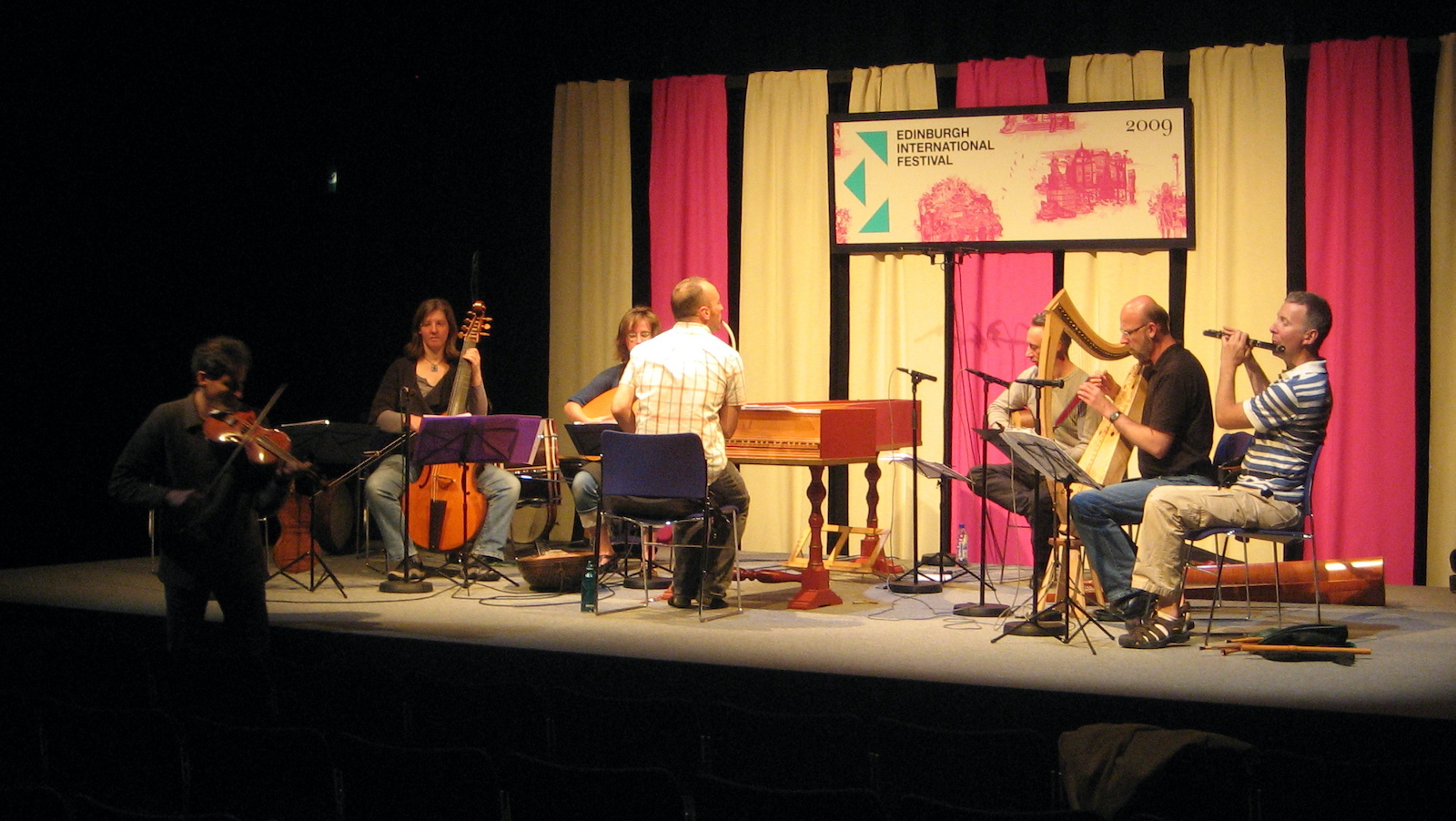 LNS rehearsal mostly on stage